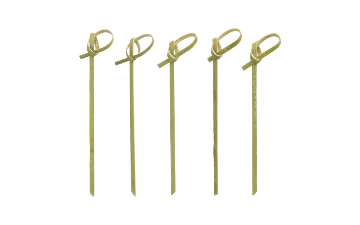 Fingerfood Knoopprikker bamboe pure 9cm 10 x 250 ST