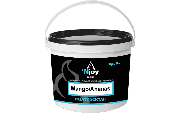Njoy fruitcocktail mango/ananas 1 x 1 KG