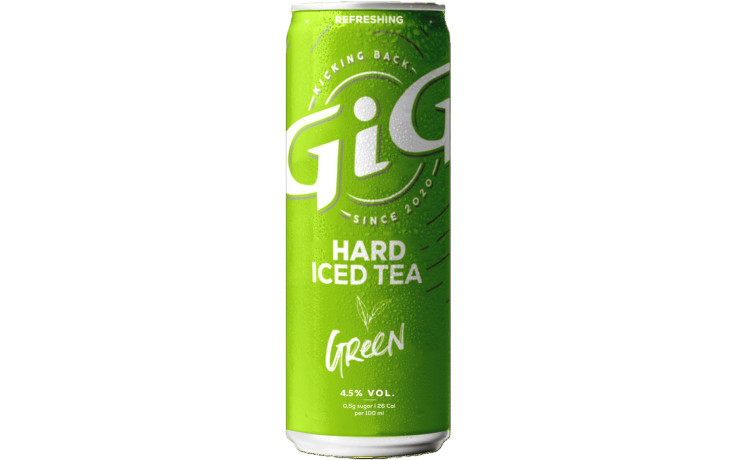 Gig hard iced tea green blik 4,5% 12 x 25 CL