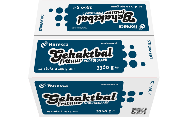 Horesca gehaktbal t.b.v. berehap 24 x 140 G