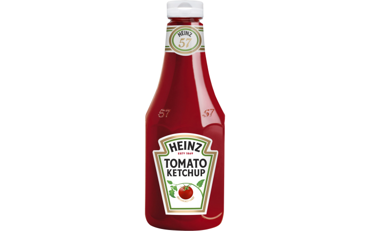 Heinz tomato ketchup fles 1 x 87,5 CL