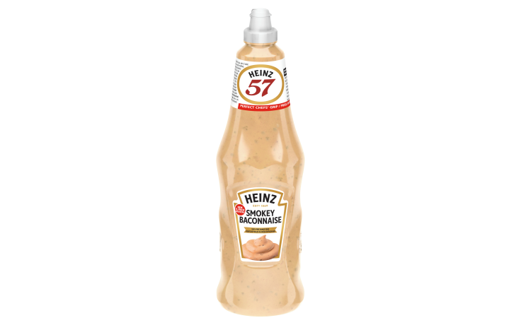 Heinz smokey baconnaise fles 6 x 1 L