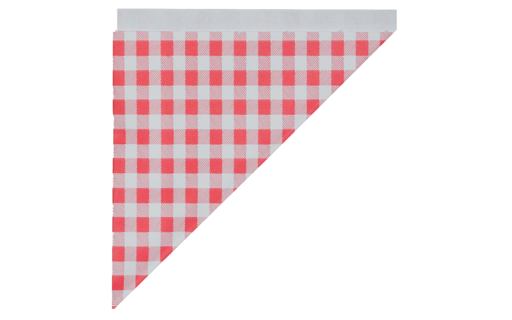 Rabo puntzakken k-15 rode ruit 1 x 5 KG