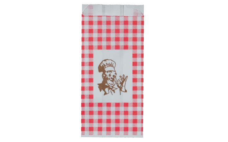 Rabo 1,5 ons snackzakken rode ruit 1 x 10 KG