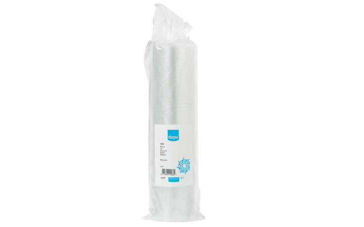 Conpax deksel transparant 70mm/80ml 1 x 50 ST