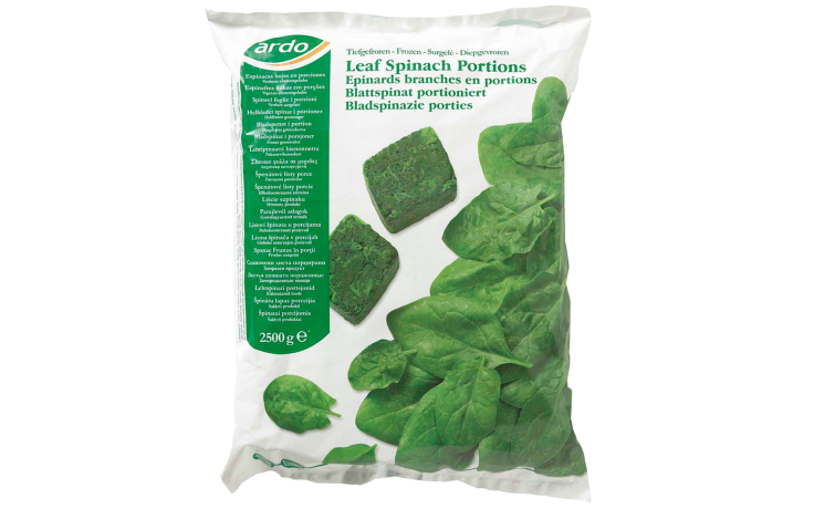 Ardo bladspinazie porties 50g 1 x 2,5 KG