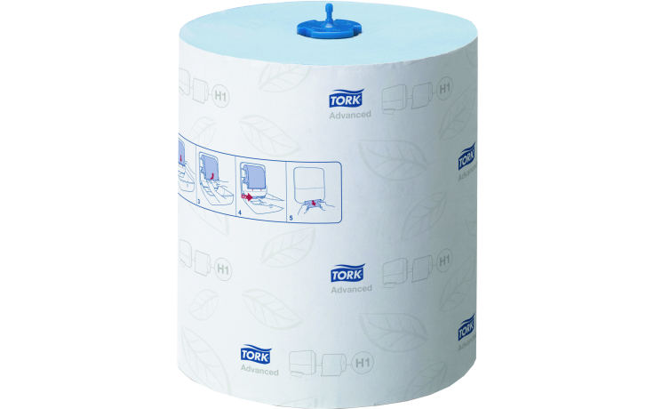 Tork matic handdoekrol 2 laags blauw h1 advanced 1 x 6 ST