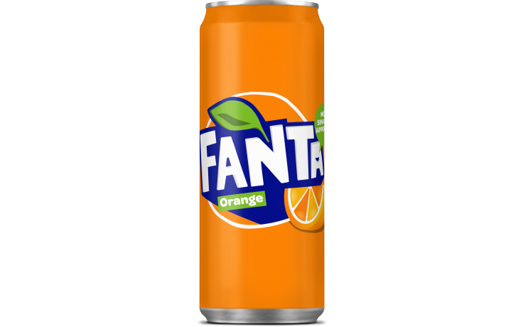 Fanta orange blik 24 x 33 CL