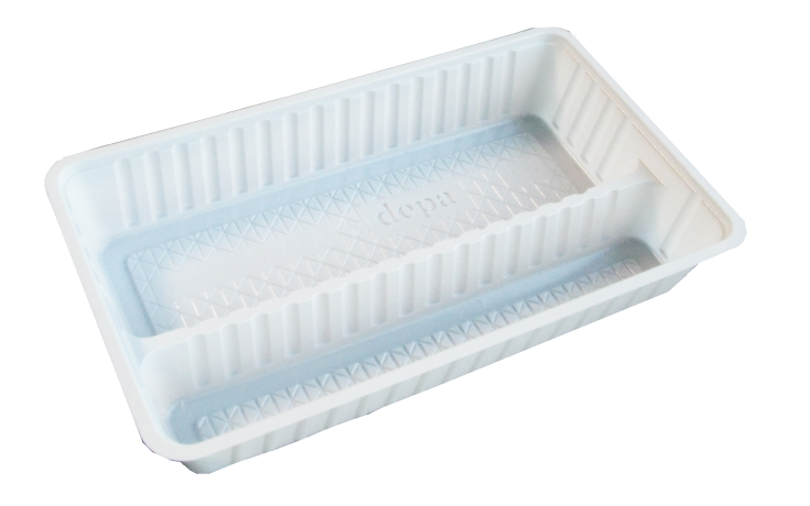 Meulendijks fritesbak met snackvak a24 wit 2 x 250 ST