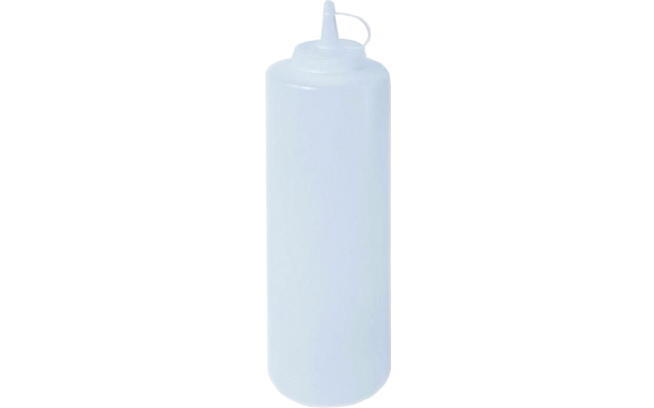 Knijpflacon helder met dopje 70cl 1 x 1 ST