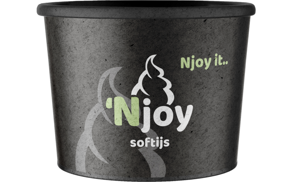 Njoy sundae beker 225cc bio 1 x 50 ST