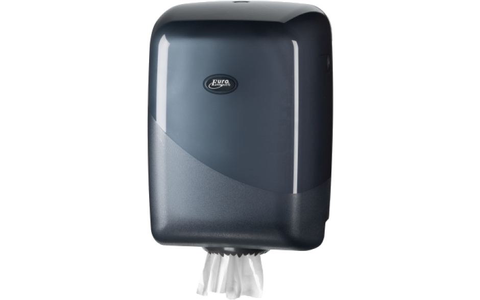 Euro products poetsroldispenser midi zwart 1 x 1 ST