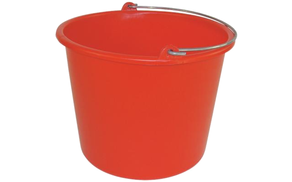 Schoonmaak emmer 12 liter zwart 1 x 1 ST