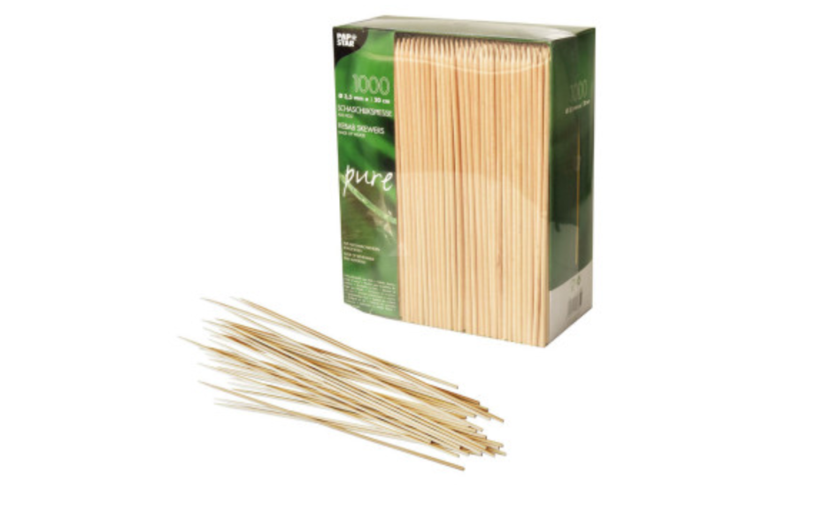 Biodore satestokjes 20cm hout 1 x 1000 ST