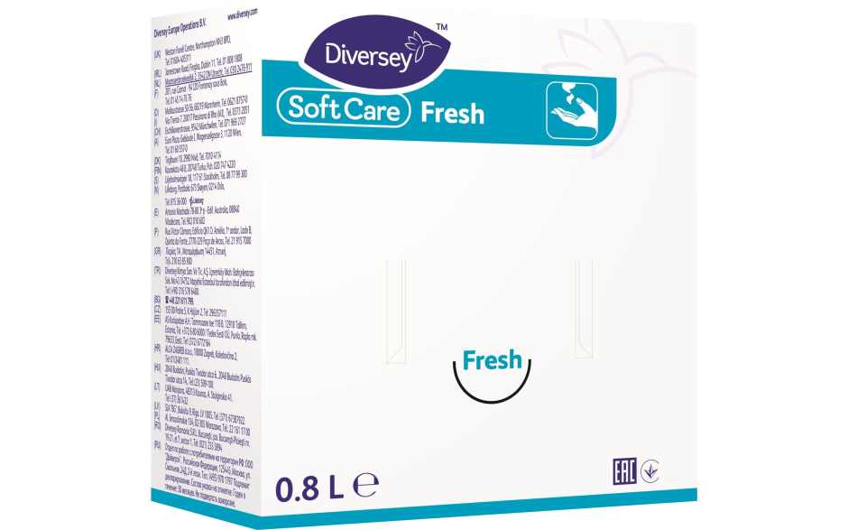 Diversey softcare fresh w1 6 x 0,8 L