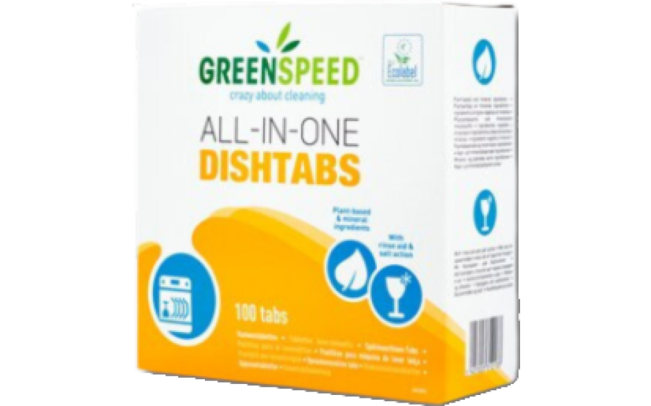 Greenspeed vaatwastabletten all-in-one 1 x 100 ST
