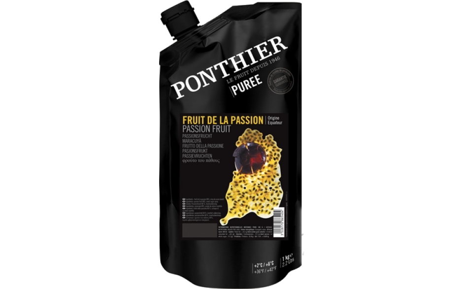 Ponthier passiefruit puree 1 x 1 KG