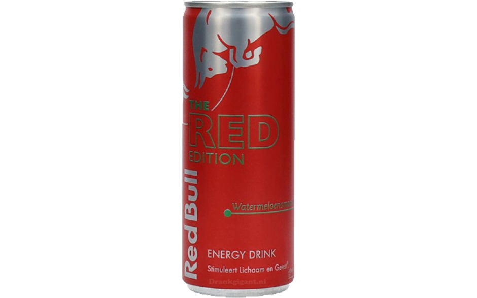 Red Bull energydrink watermeloen blik tray 12 x 25 CL
