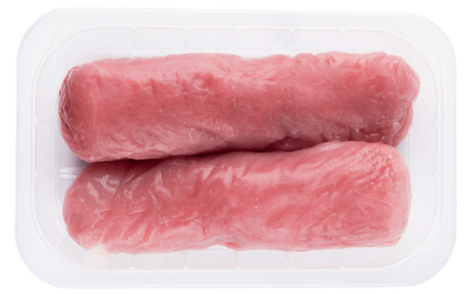 Varkenshaas per 2 verpakt - 8 KG per doos