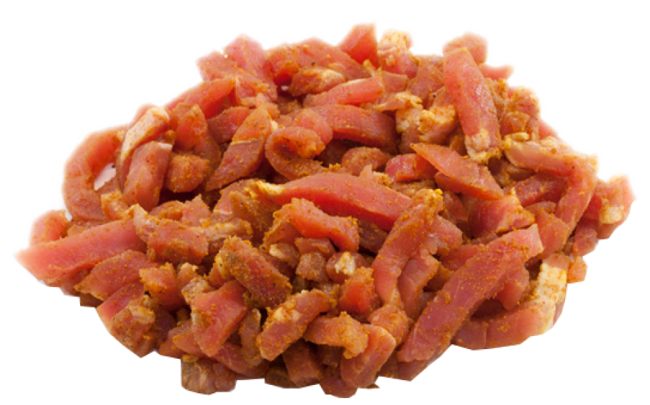Shoarma vlees DV gekruid schaal 1,5 KG