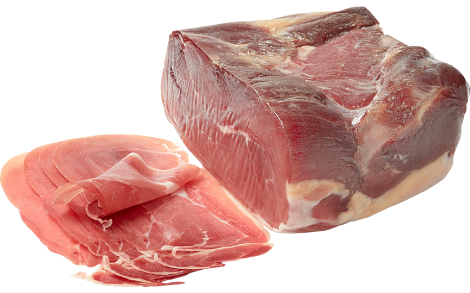 Varken seranoham blok per stuk - prijs per KG