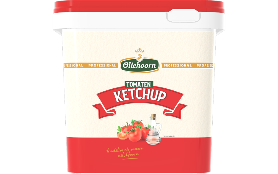Oliehoorn tomatenketchup emmer 1 x 2,5 L