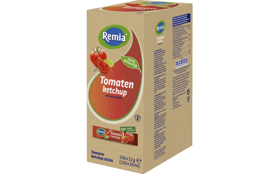 Remia tomatenketchup sticks 150 x 2 CL