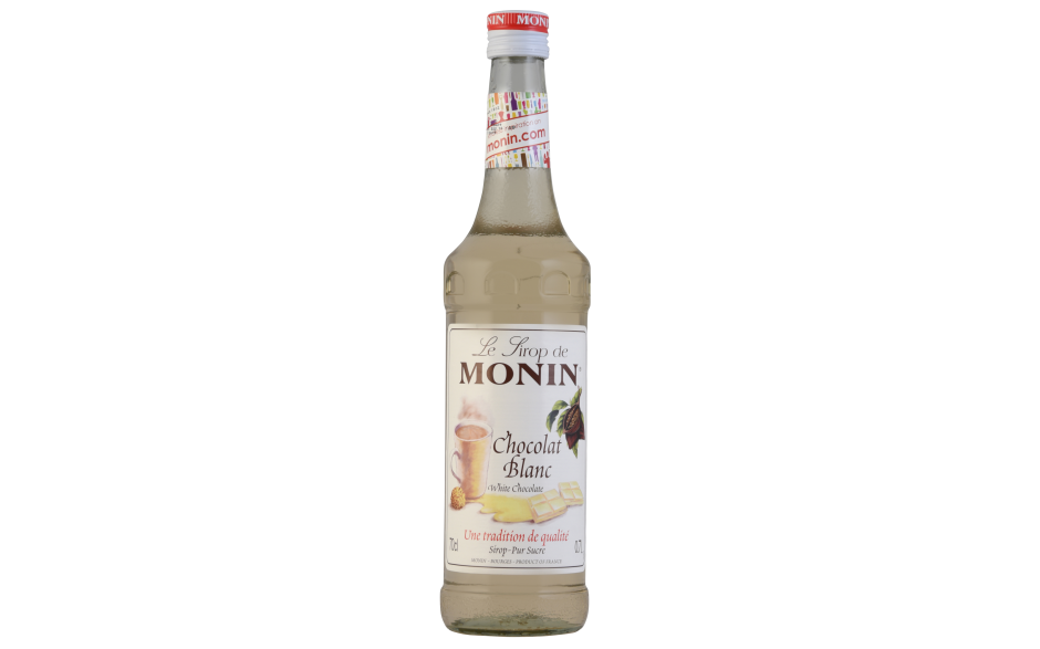 Monin professionele siroop white chocolat 1 x 70 CL
