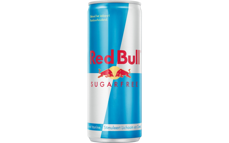 Red Bull energydrink sugarfree blik tray 24 x 25 CL