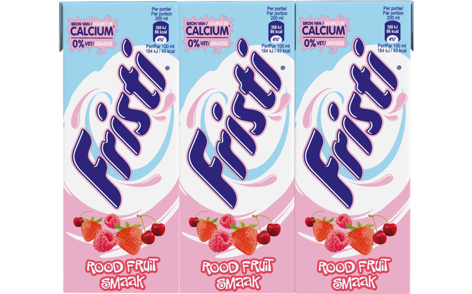 Fristi rood fruit pakjes 5 x 6 x 20 CL