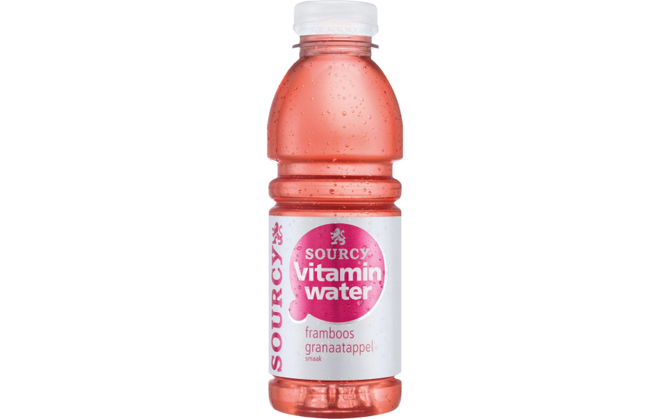 Sourcy vitaminwater framboos granaatappel kzv pet 6 x 50 CL