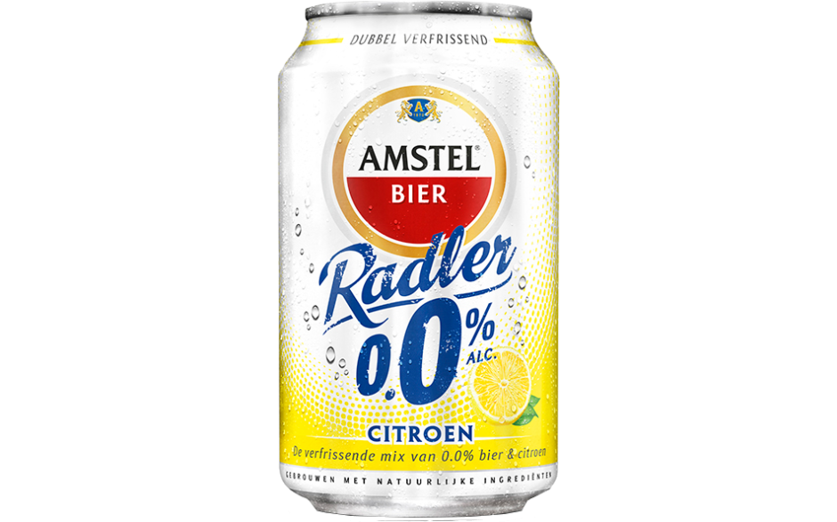 Amstel radler blik 0.0% 4 x 6 x 33 CL