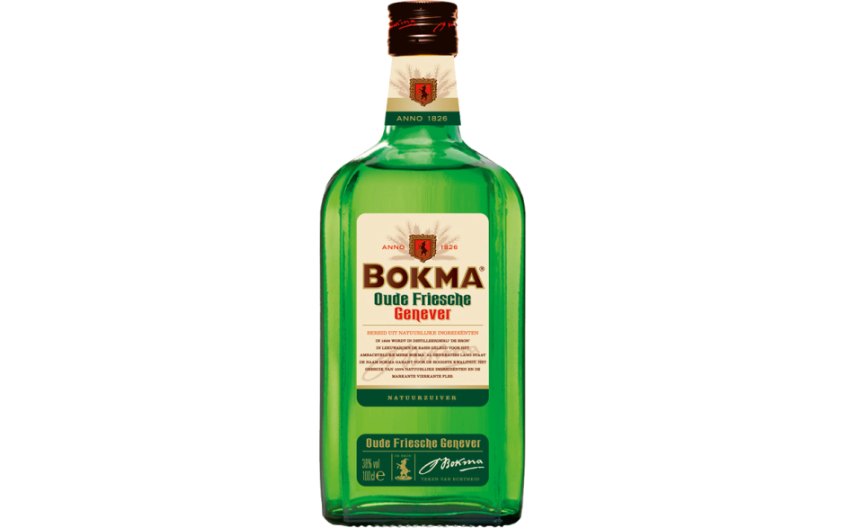 Bokma oude jenever vierkant 1 x 1 L