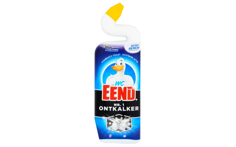 Wc-eend toiletreiniger action gel ontkalker 1 x 75 CL