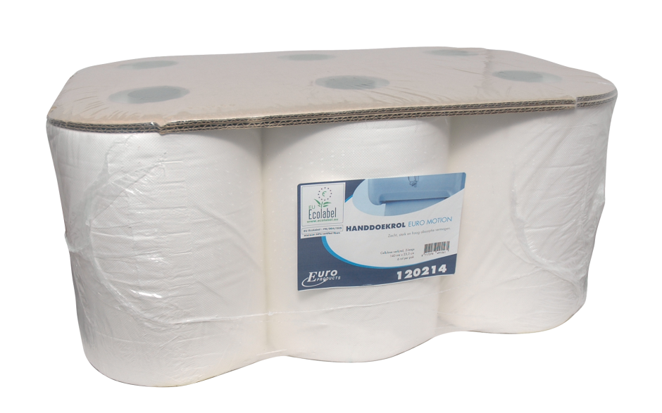 Euro products handdoekrol 2 laags 6 x 140 M